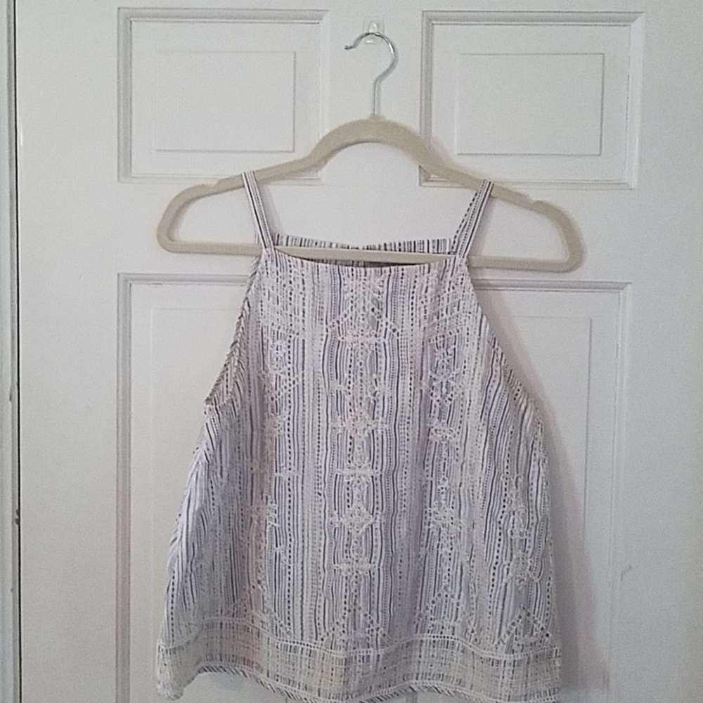 Anthopologie Embroidered Camisole/Strappy tank